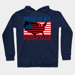 4th July American Pride Flag Stars Independence Day Hoodie